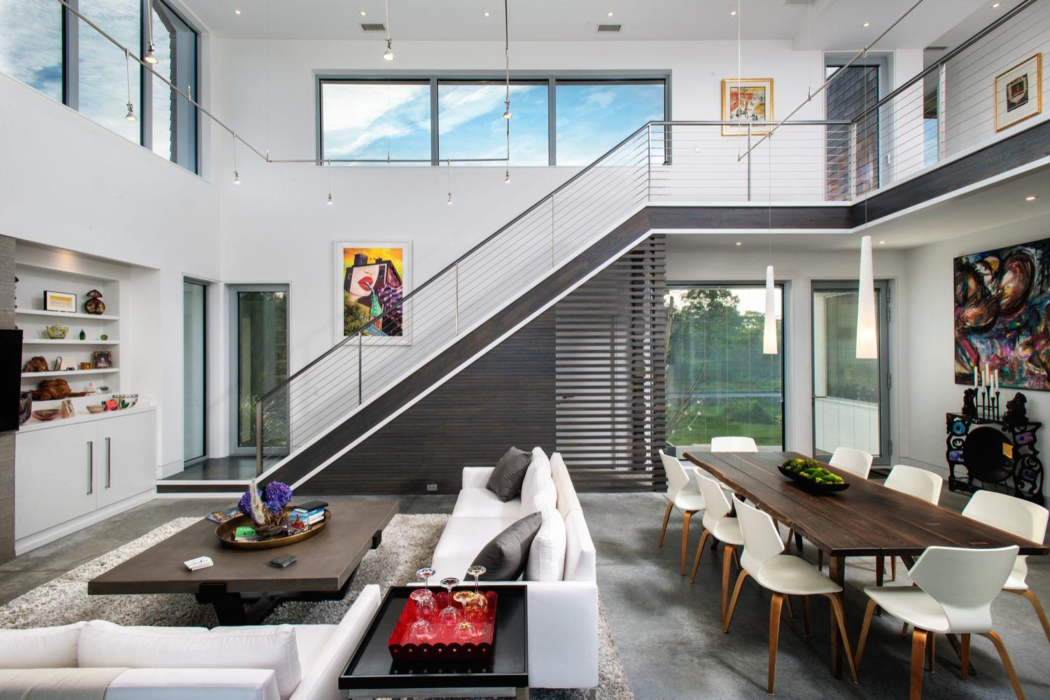 modern home design living room top building company
